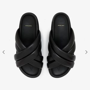 AUTHENTIC Anine Bing Lizzie Slides, size 38